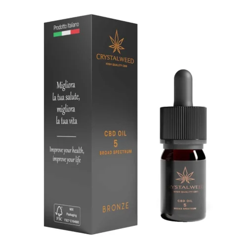 Crystalweed Olio di CBD 5% Bronze Full Spectrum