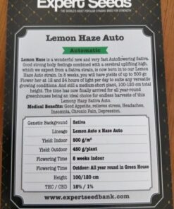 Expert Seeds Lemon Haze Auto Feminized (Lemon Auto x Haze Auto)