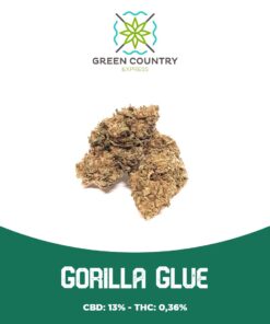 GORILLA GLUE Cbd 13% Thc 0,36% Infiorescenze di Cannabis Light GREENHOUSE