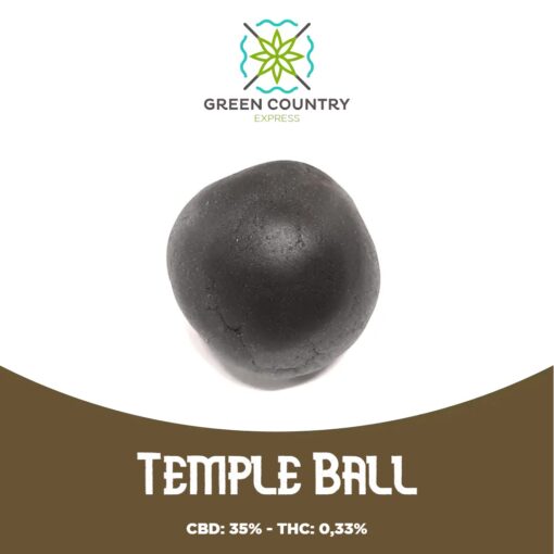 TEMPLE BALL Cbd 35% Thc 0,33% Hashish di Cannabis Light