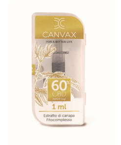 Canvax Wax CBD 60% Resina Purificata con Fitocomplesso e Cannabidiolo