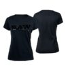 T-Shirt donna Black in cotone 100% biologico - RAW