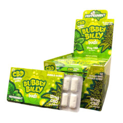 Bubbly Billy Chewing Gums Cannabis e Menta Piperita