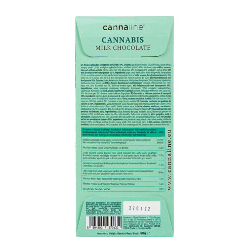 Cannaline Premium Cannabis Milk Chocolate
