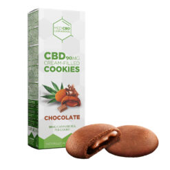 MediCBD Biscotti alla Cannabis Ripieni di Crema al Cioccolato