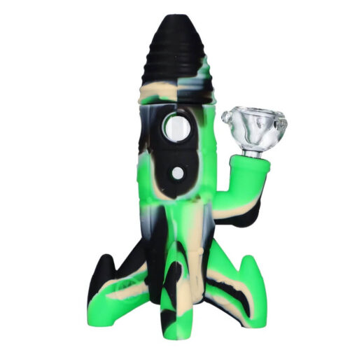 Urban Crew Green/Black Missile Led Bong