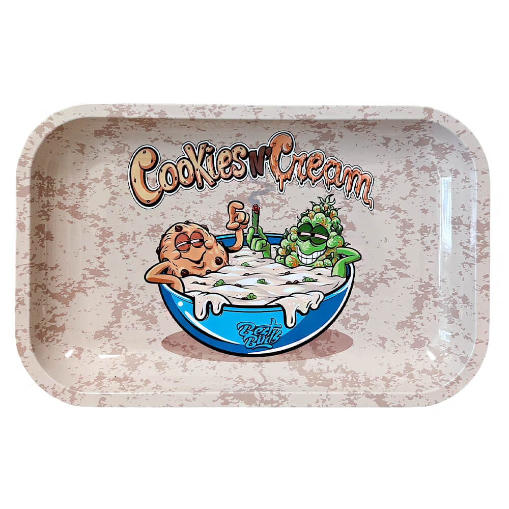 Best Buds Cookies And Cream Vassoio per Rollare Medio 16×27 cm