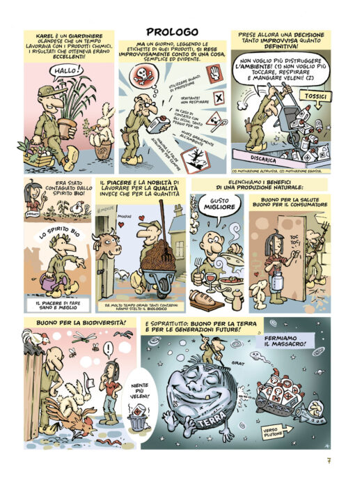 Coltivare Bio a Fumetti