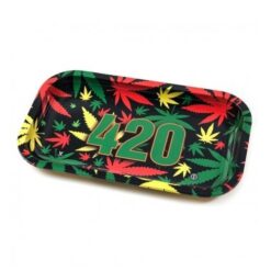 V-Syndicate 420 Rasta Leaves Rolling Tray