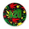 V-Syndicate 420 Rasta Leaves Slikks Dab Mat