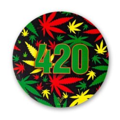 V-Syndicate 420 Rasta Leaves Slikks Dab Mat