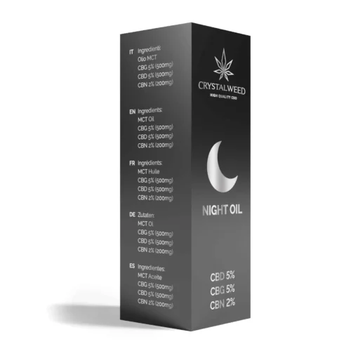 Crystalweed CBD Oil Night Flacone 10ml