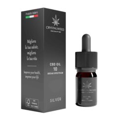 Crystalweed Olio di CBD 10% Silver Broad Spectrum