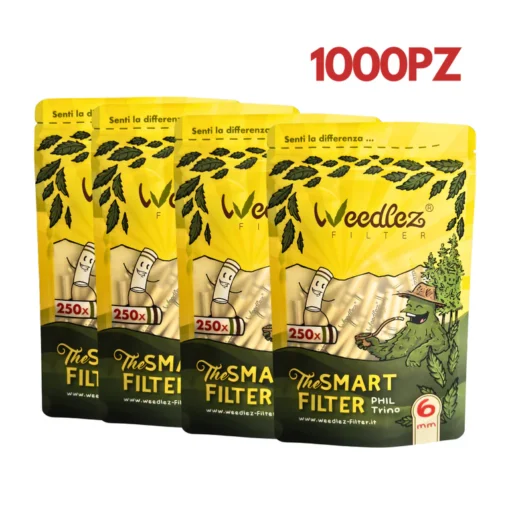 Weedlez Smart Filter 1000pz 6mm CLASSIC