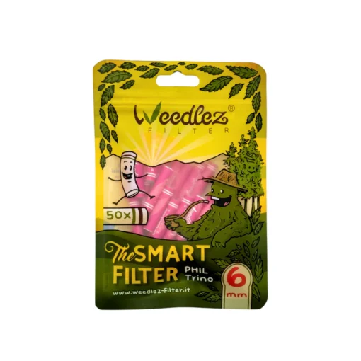 Weedlez Smart Filter 50pz 6mm PINK