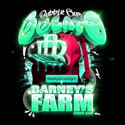 Bubblegum Gelato   3 u. fem. Barney's x Backpack Boyz