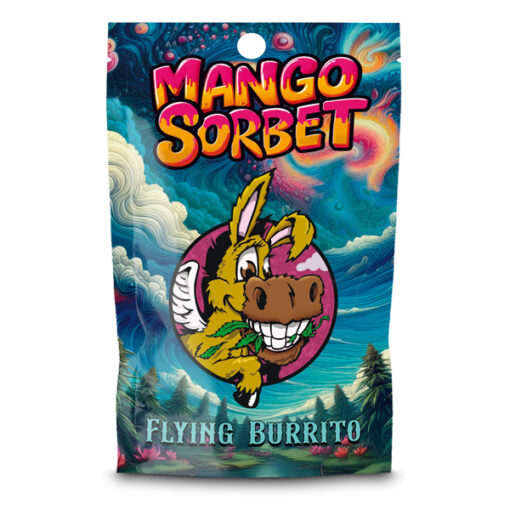 CBD Hash Flying Burrito Mango Sorbet 10 gr.