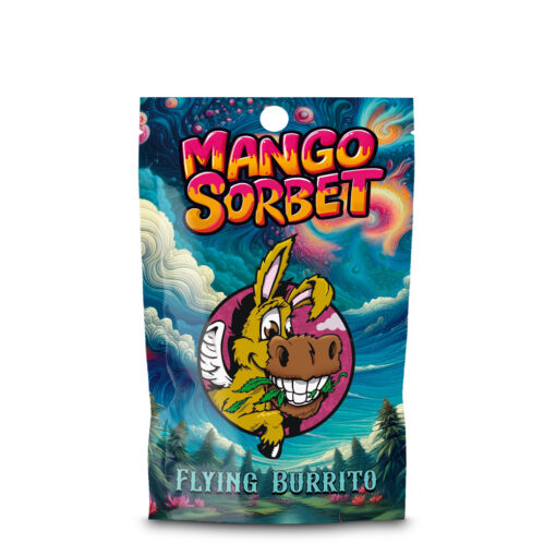 CBD Hash Flying Burrito Mango Sorbet  2 gr.