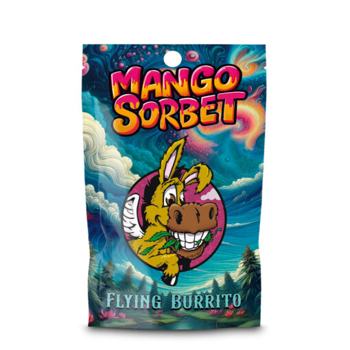 CBD Hash Flying Burrito Mango Sorbet  5 gr.