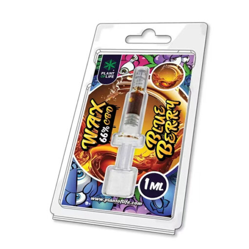 Plant of Life CBD Wax 66% Blueberry 1 ml.