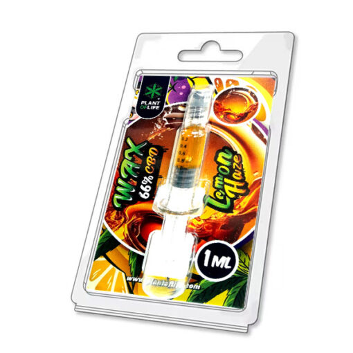 Plant of Life CBD Wax 66% Lemon Haze 1 ml.