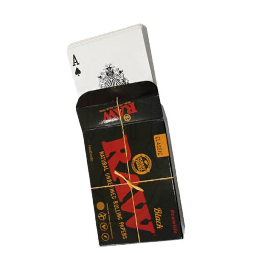 Raw Playing Cards Black