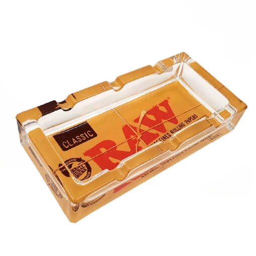 Raw Classic Pack Glass Ashtray 15x7.5 cm.