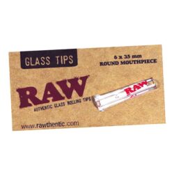 Raw Glass Cone Tips ROUND 35x6 mm.