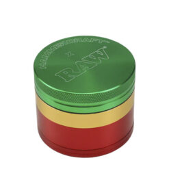 Hammercraft x RAW 4-Piece Grinders Rasta 50 mm.