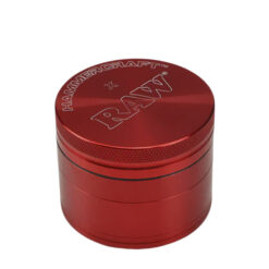 Hammercraft x RAW 4-Piece Grinders Red 50 mm.