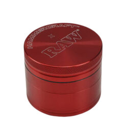 Hammercraft x RAW 4-Piece Grinders Red 55 mm.