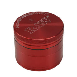 Hammercraft x RAW 4-Piece Grinders Red 63 mm.