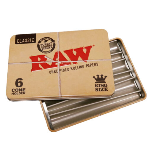 Cajita Metal Papel de Fumar Raw Portaconos - immagine 2