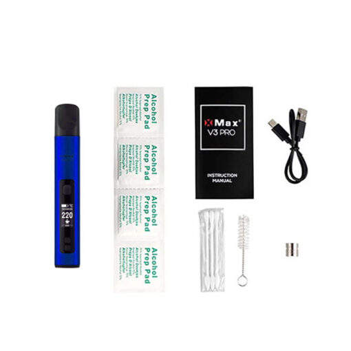 Vaporizador X-vape X-max V3 Pro Blue - immagine 2